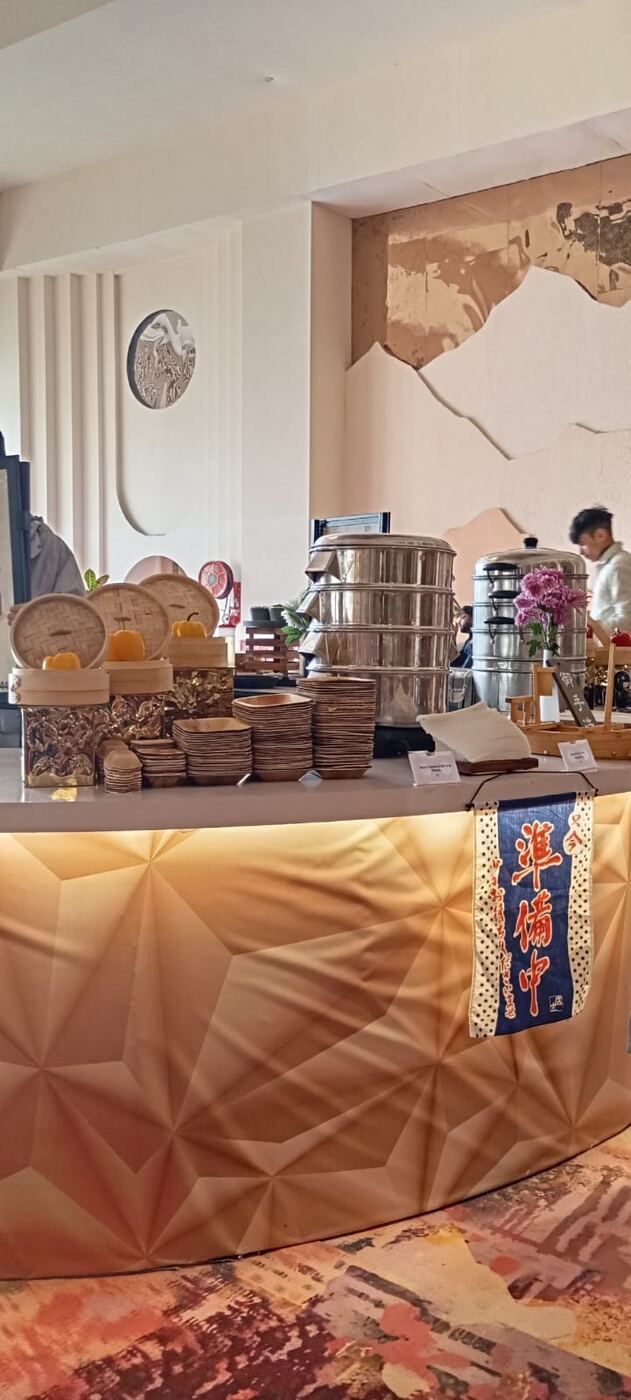 Sushiya sushi counter setup at private event